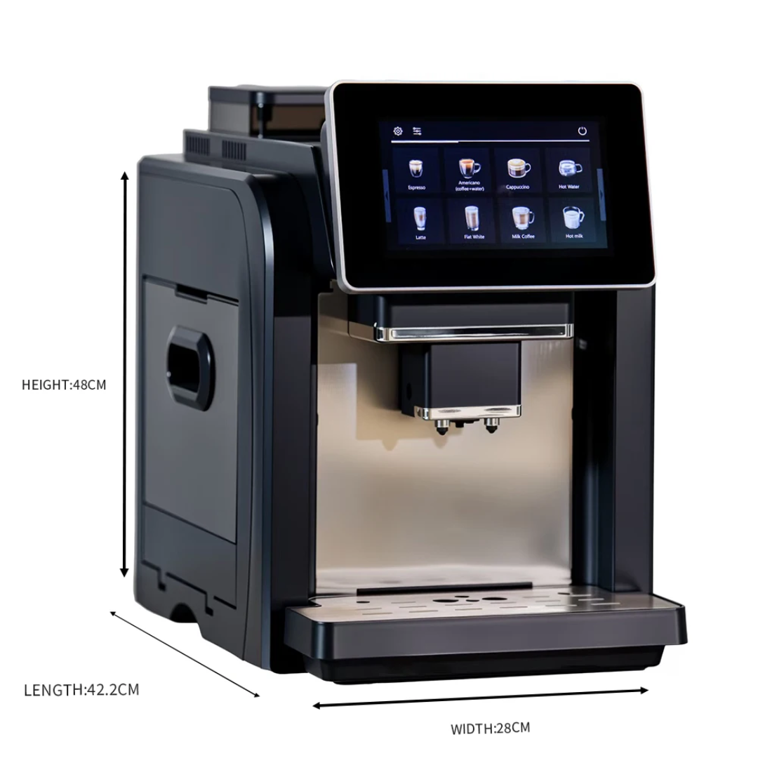 Machine à Café Expresso Automatique – 19 Bars avec Écran Tactile 7″