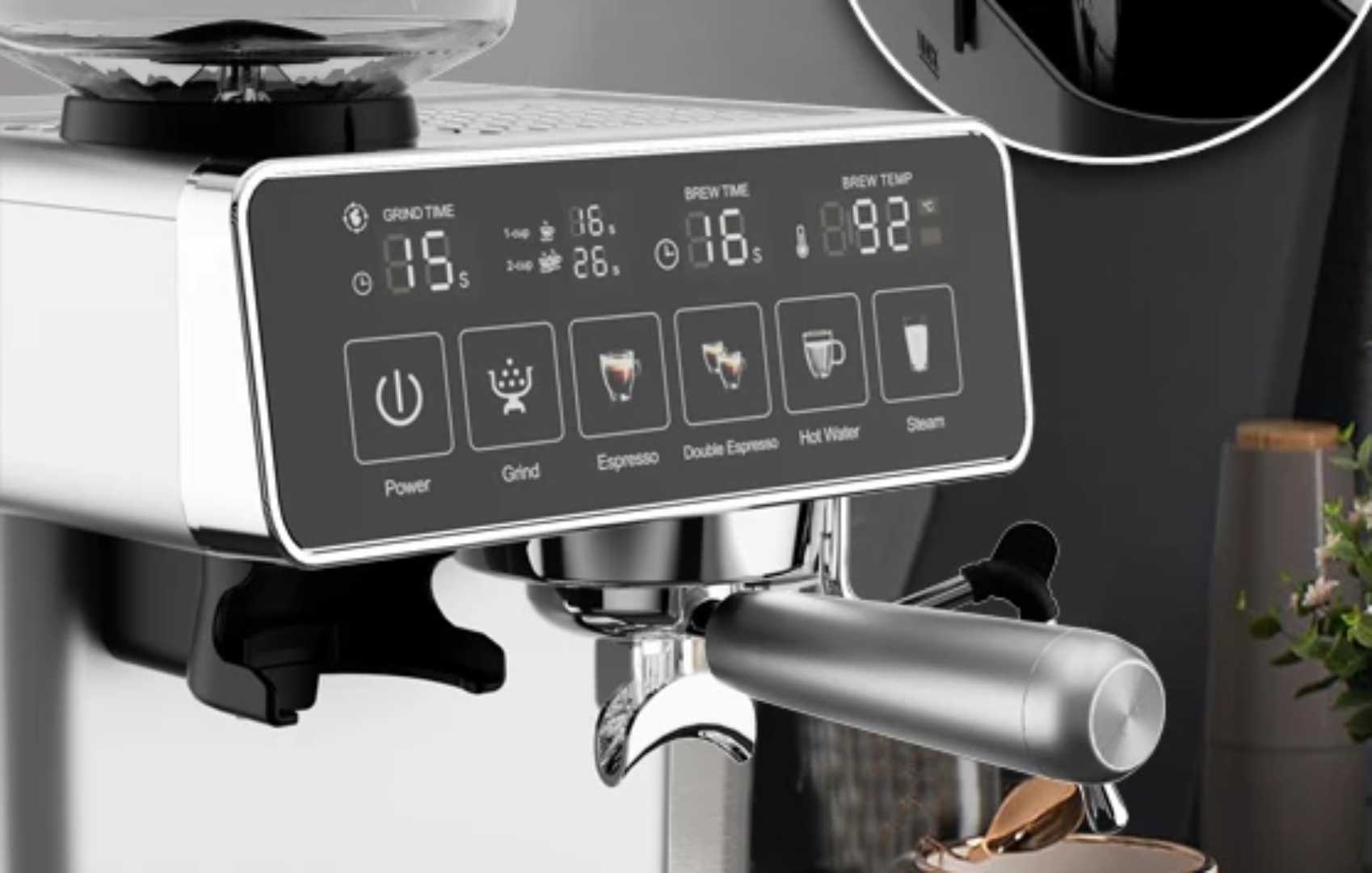 Machine à Café Semi-Automatique Professionnelle – PANCERKA PA-301C